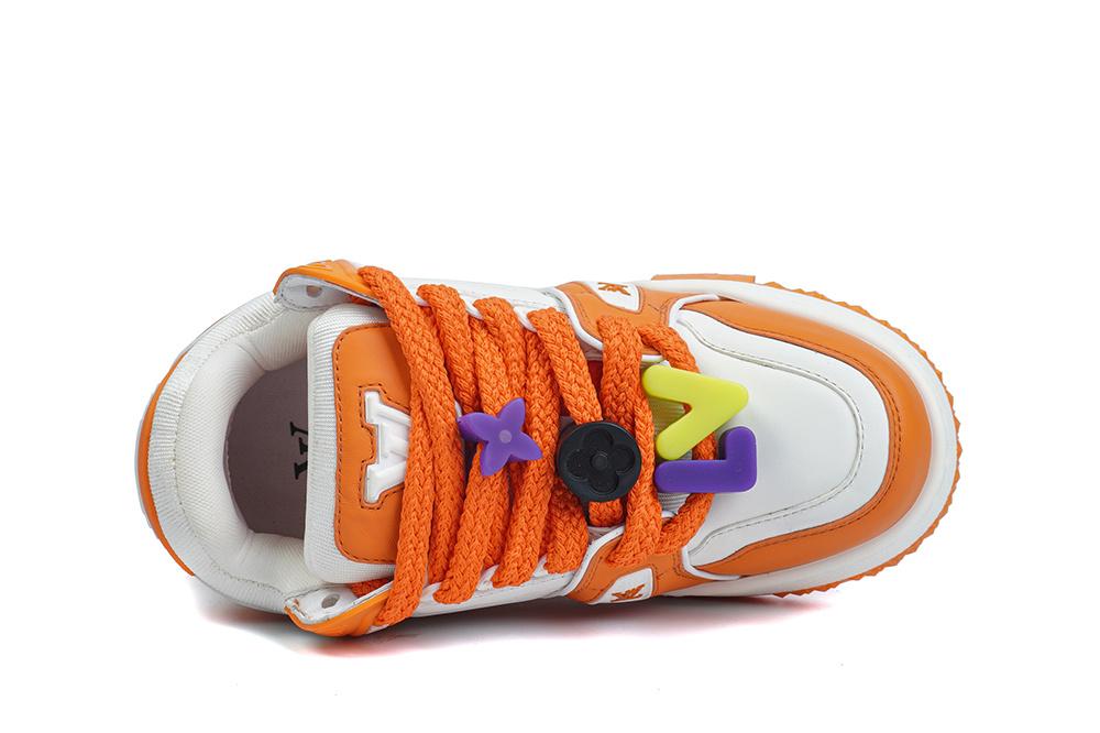 PK God Louis Vuitton Trainer Maxi orange RETAIL MATERIALS READY TO SHIP